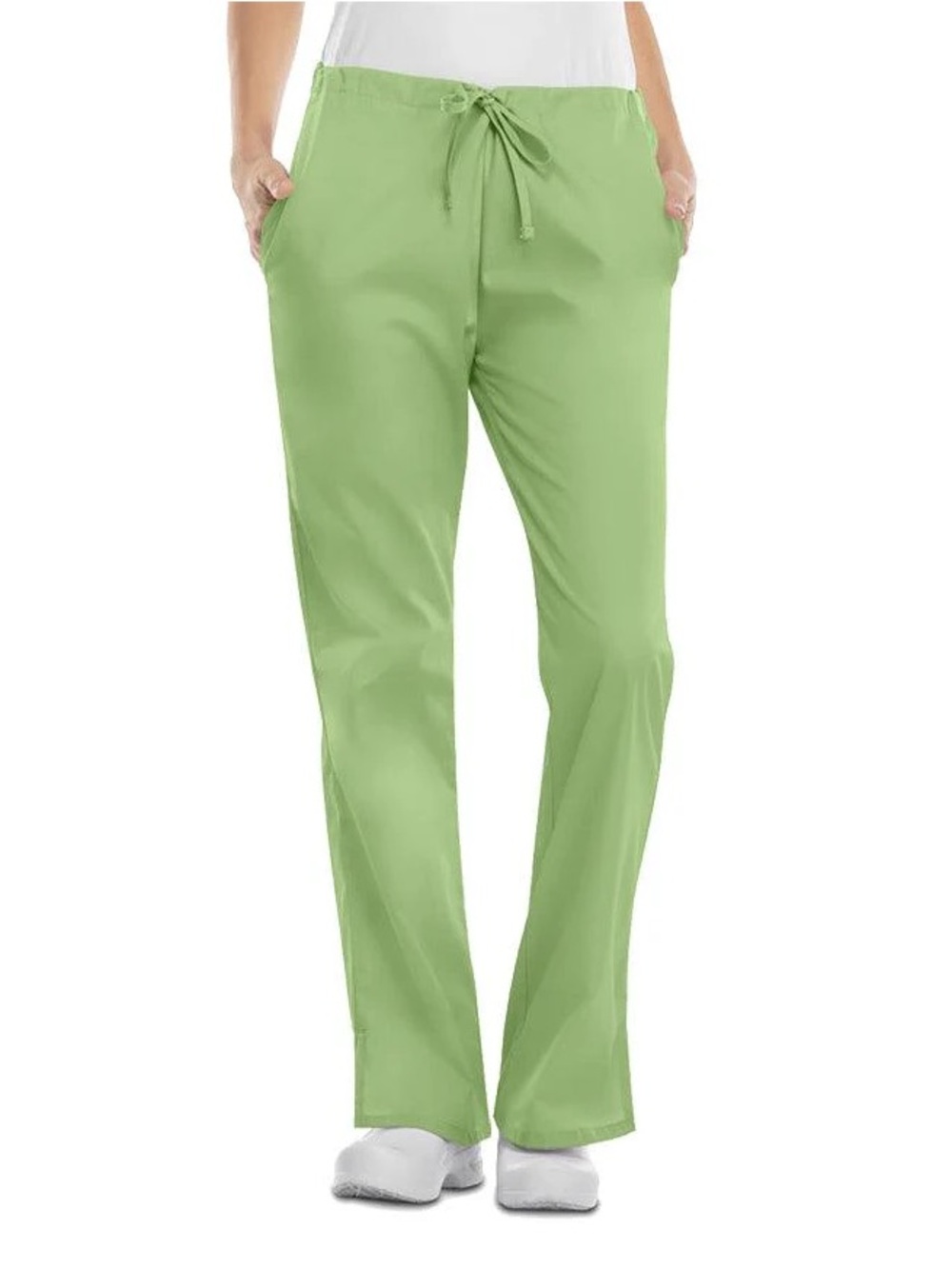Cherokee Workwear Flare Leg Drawstring Pants S/M